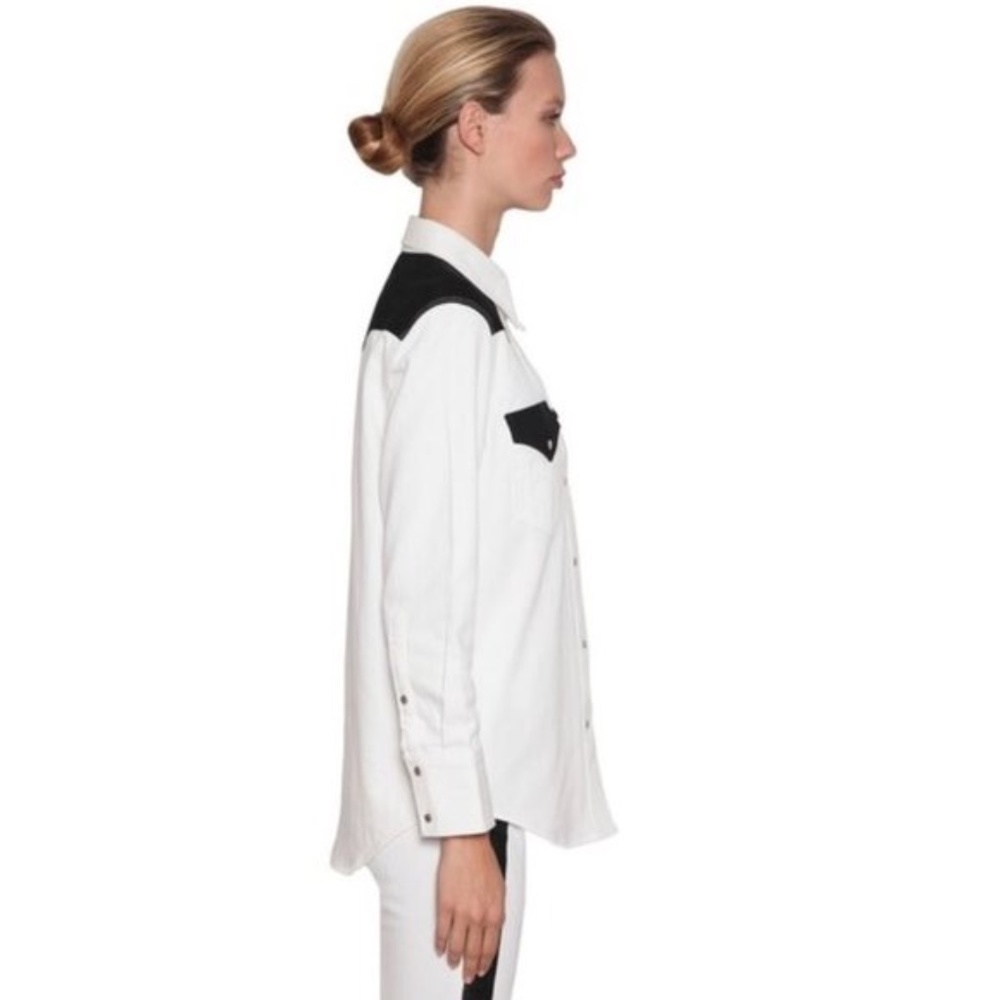 Calvin Klein Jeans Cotton Western Shirt - Picture 4 of 12